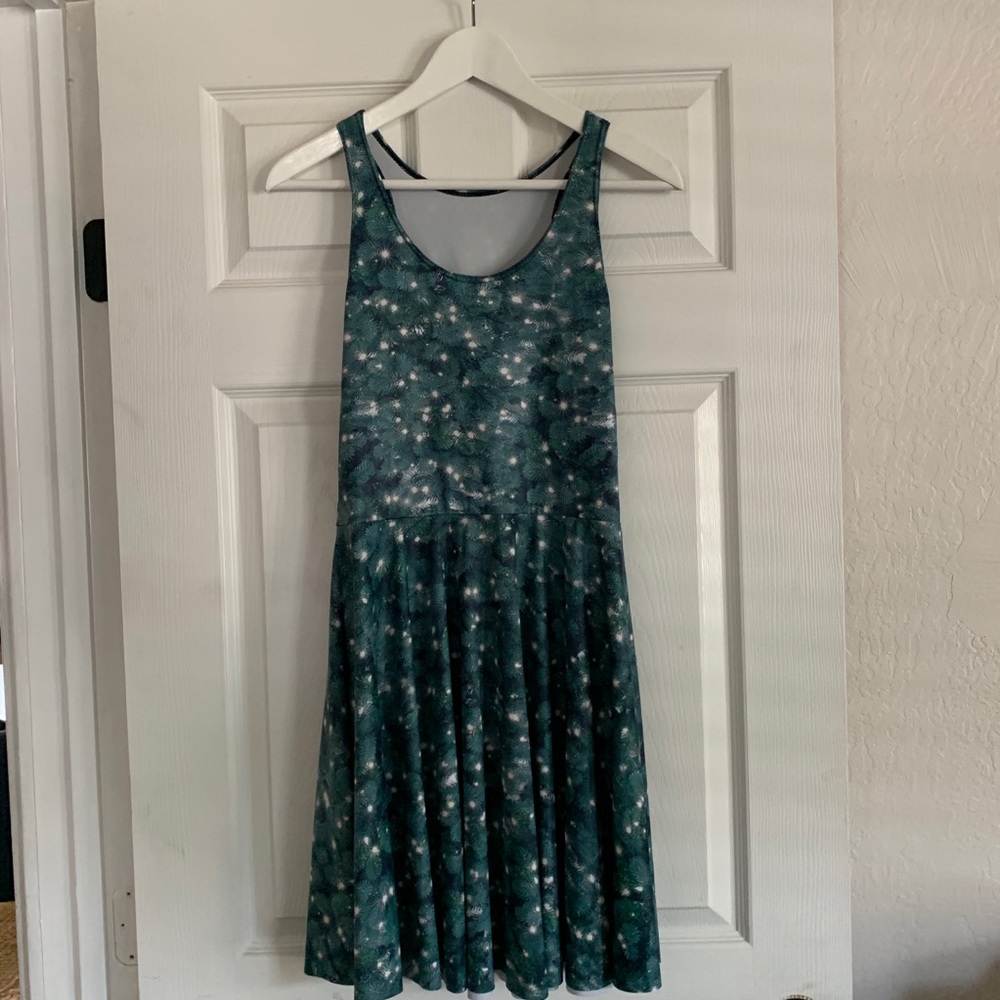 Black Milk Christmas Tree Skater Dress